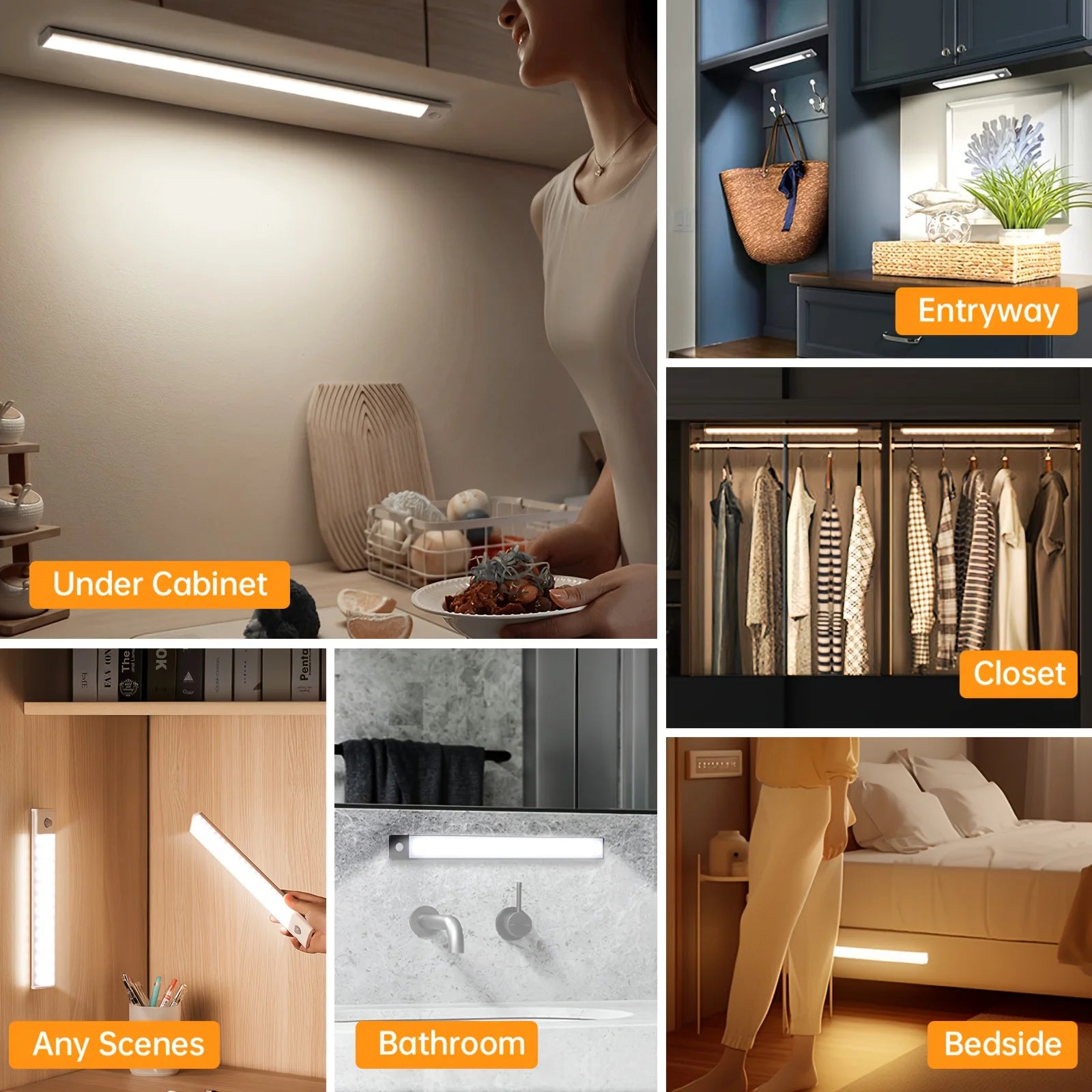 GlowSense Rechargeable Motion Light